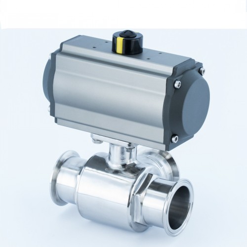 氣動(dòng)三通衛(wèi)生級球閥